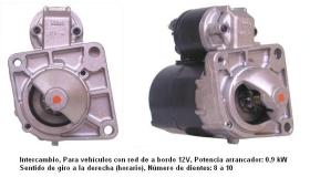 Cevam 3160 - MOTOR DE ARRANQUE FIAT-LANCIA
