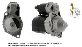 Cevam 3200 - MOTOR DE ARRANQUE MERCEDES CLASSE A-VANEO