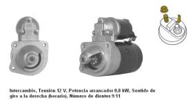 Cevam 3445 - MOTOR DE ARRANQUE FIAT-LANCIA-SEAT 127-PANDA-A112-