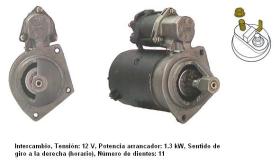 Cevam 3453 - MOTOR DE ARRANQUE LADA NIVA-NOVA-1200-1300-1500-16