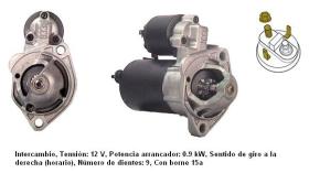 Cevam 3532 - MOTOR DE ARRANQUE AUDI-VOLKSWAGEN A4-A6-AUDI 80-10