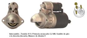  3535 - MOTOR DE ARRANQUE BMW-ROVER 324-325-524-RANGE ROVE
