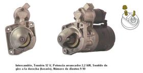 Cevam 3547 - MOTOR DE ARRANQUE FIAT-LANCIA MARENGO-REGATA-TIPO-