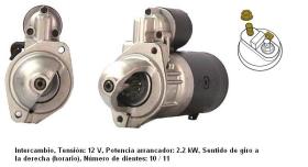 Cevam 3564 - MOTOR DE ARRANQUE DAEWOO-MERCEDES MUSSO-190-200-SP