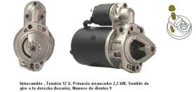 Cevam 3585 - MOTOR DE ARRANQUE MERCEDES-VOLVO 240-740-760-780-9