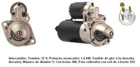 Cevam 3608 - MOTOR DE ARRANQUE BMW 316-318-518-520-M3-M5