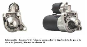 Cevam 3651 - MOTOR DE ARRANQUE FORD ESCORT-FOCUS-MONDEO