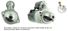 Cevam 3803 - MOTOR DE ARRANQUE MERCEDES 208-210-308D-310-410-41