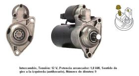 Cevam 3836 - MOTOR DE ARRANQUE SEAT-VOLKSWAGEN AROSA-LUPO-POLO