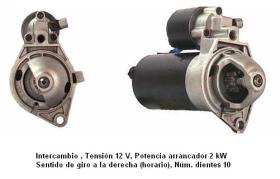 Cevam 3845 - MOTOR DE ARRANQUE OPEL-VAUXHALL ASTRA-FRONTERA-OME