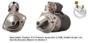 Cevam 3847 - MOTOR DE ARRANQUE VOLVO 850-S60-S80-V70