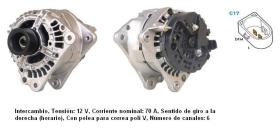 Cevam 4054 - ALTERNADOR SEAT-SKODA-VW IBIZA-LEON-OCTAVIA