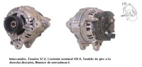 Cevam 4060 - ALTERNADOR VOLKSWAGEN-VOLVO LT-TRANSPORTER-
