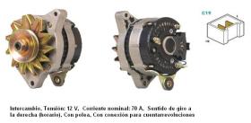 Cevam 4298 - ALTERNADOR JEEP (A.M.C.)-RENAULT CHEROKEE