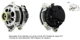 Cevam 4409 - ALTERNADOR FIAT-LANCIA-PSA