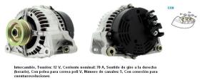 Cevam 4568 - ALTERNADOR FORD-MAZDA COURIER-ESCORT-FIESTA