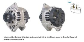 Cevam 4572 - ALTERNADOR PSA-FIAT JUMPER-DUCATO