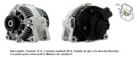Cevam 4583 - ALTERNADOR LANCIA-PSA C5-C8-XSARA-ZETA-206-