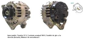 Cevam 4645 - ALTERNADOR AUDI-VW-SKODA A4-A6-PASSAT-SUPER