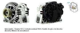 Cevam 4702 - ALTERNADOR PSA C2-C3-C8-206-307-607-807