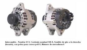 Cevam 4754 - ALTERNADOR FIAT-ALFA-LANCIA MULTIPLA-STILO-