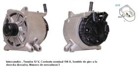 Cevam 4798 - ALTERNADOR MERCEDES CLASSE A-VANEO