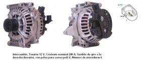 Cevam 4808 - ALTERNADOR MERCEDES CLASSE E-S