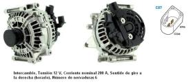 Cevam 4810 - ALTERNADOR MERCEDES CLASSE C-E-S