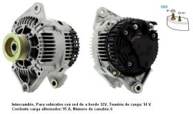 Cevam 4917 - ALTERNADOR FIAT-LANCIA-PSA JUMPER-DUCATO-ZE