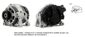 Cevam 4937 - ALTERNADOR FIAT-PSA-SUZUKI JUMPY-ULYSSE-ZET