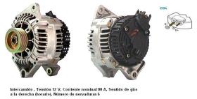 Cevam 4941 - ALTERNADOR PSA XANTIA-ZX-405