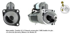  8003 - MOTOR DE ARRANQUE  PEGASO RENAULT SCANIA
