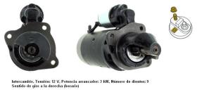 Cevam 8658 - MOTOR DE ARRANQUE CLAAS MERCEDES-BENZ