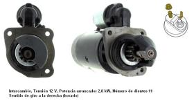  8710 - MOTOR DE ARRANQUE VALMET VOLVO ZETOR