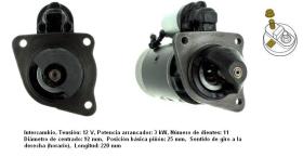 Cevam 8723 - MOTOR DE ARRANQUE CASE INTERNATIONAL