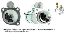 Cevam 8735 - MOTOR DE ARRANQUE FIAT-JCB-PERKINS