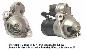 Cevam 9500 - MOTOR DE ARRANQUE OPEL ASTRA-CORSA