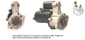 Cevam 9507 - MOTOR DE ARRANQUE MITSUBISHI L3004X4 PICK UP-SPACE