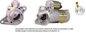 Cevam 9657 - MOTOR DE ARRANQUE MAZDA