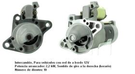 Cevam 9662 - MOTOR DE ARRANQUE MAZDA