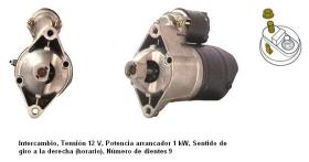 Cevam 9705 - MOTOR DE ARRANQUE TOYOTA CARINA-CELICA-COROLLA
