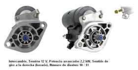 Cevam 9725 - MOTOR DE ARRANQUE TOYOTA LAND CRUISER