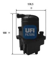 Ufi 2408700 - FILTRO GASOIL