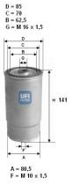 Ufi 2401200 - FILTRO CARBURANTE