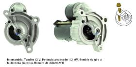 Cevam 3106 - MOTOR DE ARRANQUE PSA-FIAT C3-QUBO-307