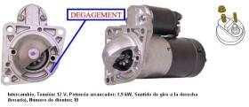 Cevam 3143 - MOTOR DE ARRANQUE OPEL-SAAB ASTRA-INSIGNIA-9.3