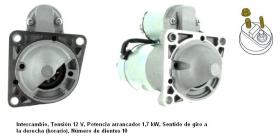 Cevam 3144 - MOTOR DE ARRANQUE OPEL-SAAB ASTRA-INSIGNIA-9.3