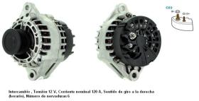 Cevam 4743 - ALTERNADOR ALFA ROMEO-FIAT-OPEL 159-CROMA I