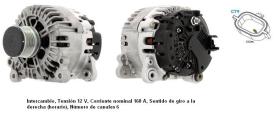 Cevam 4893 - ALTERNADOR RENAULT KANGOO-LAGUNA