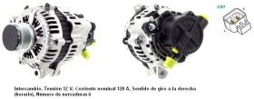 Cevam 9405 - ALTERNADOR HYUNDAI-KIA I30-SONATA-CEE'D-PRO